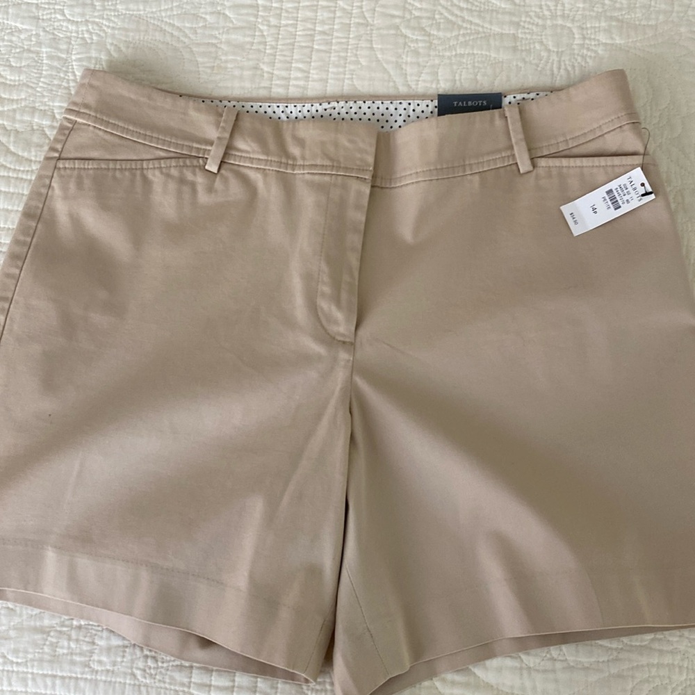 NWT Talbots Ladies Khaki Shorts